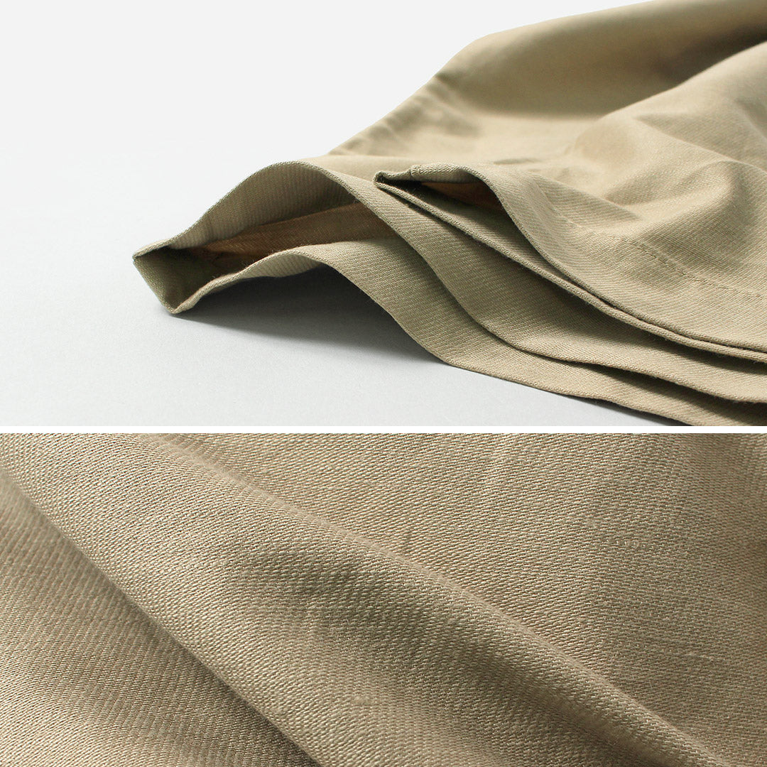 FOB FACTORY / Pantalón deportivo Moleskin de lino y algodón