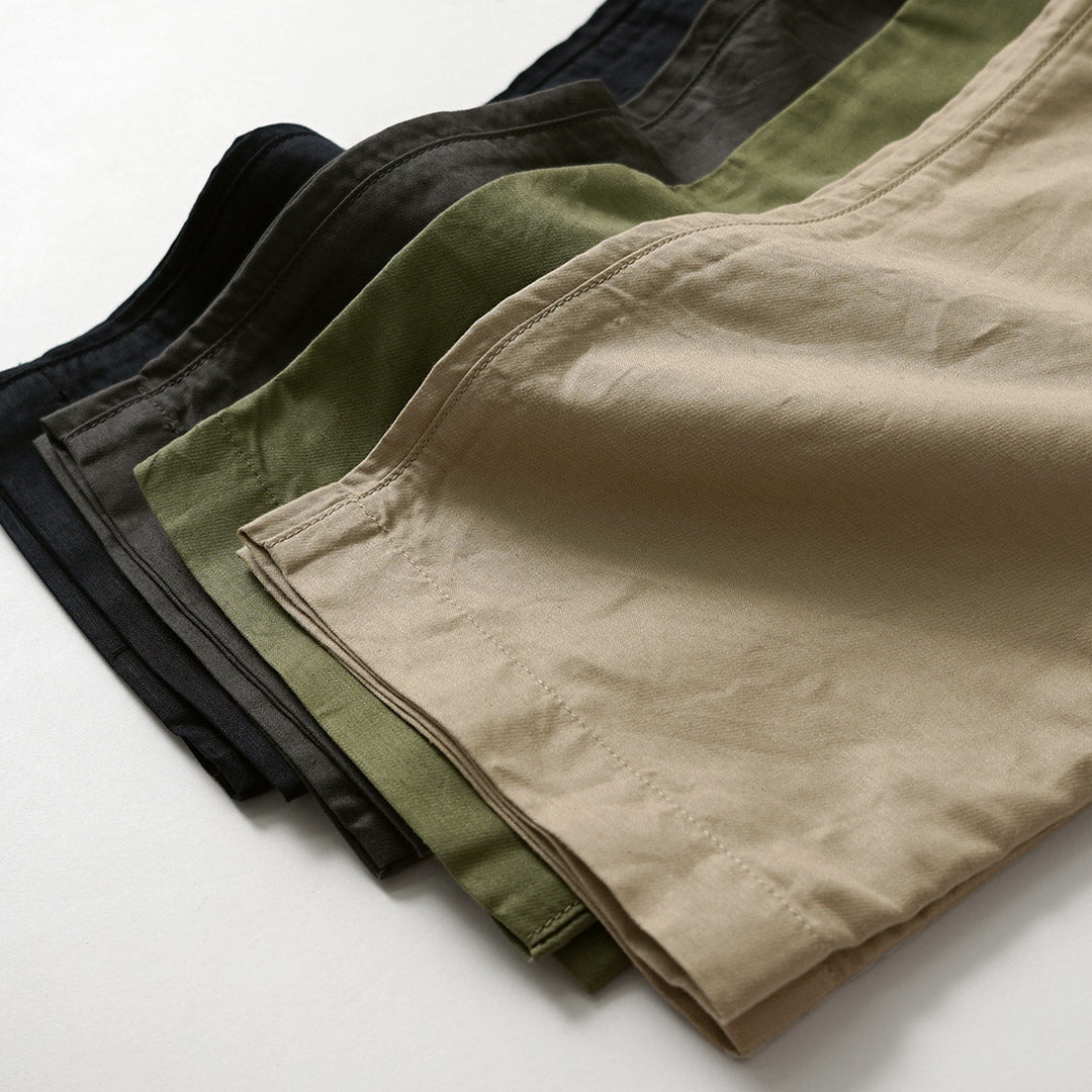 FOB FACTORY / Pantalón deportivo Moleskin de lino y algodón