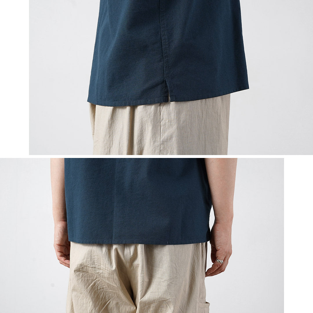 WAX LONDON / Didcot Embroidered Short Sleeve Shirt