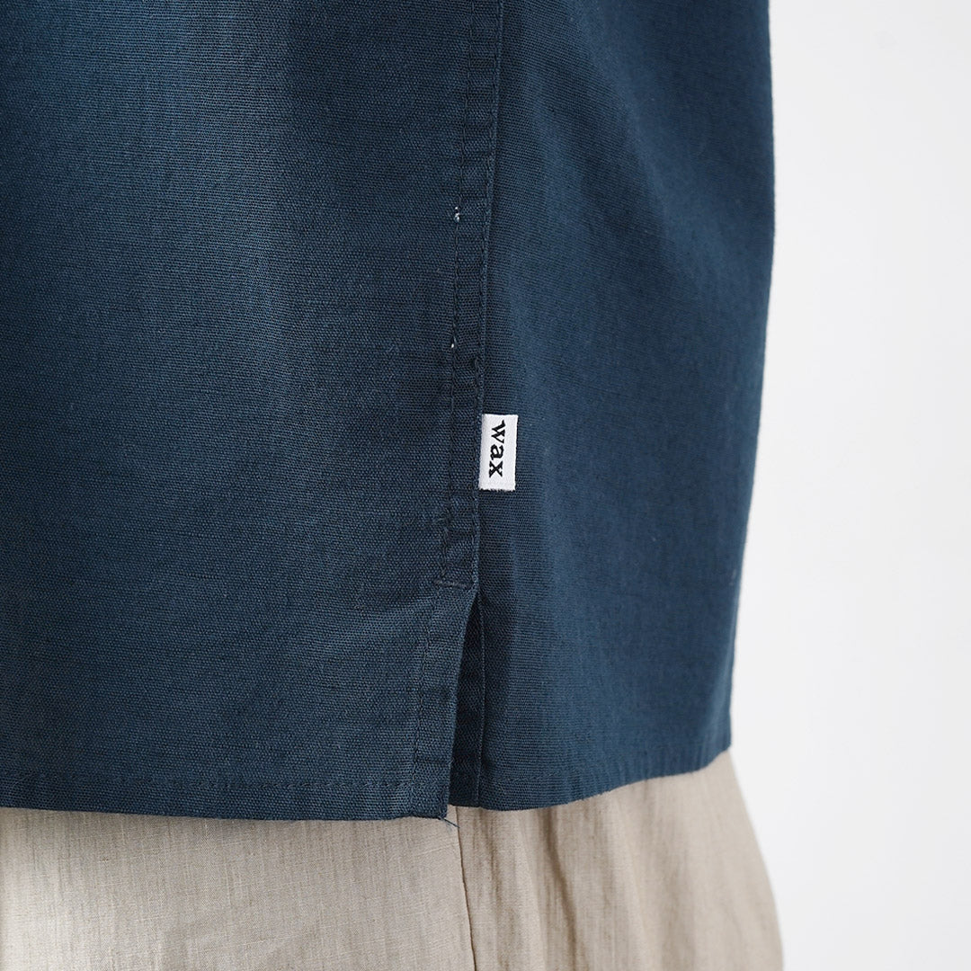 WAX LONDON / Didcot Embroidered Short Sleeve Shirt