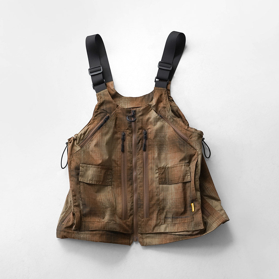 WHITE MOUNTAINEERING / GRIP SWANY Collaboration Ombre Check 2-Way Gear Pack Vest 4.0 Shoulder Bag