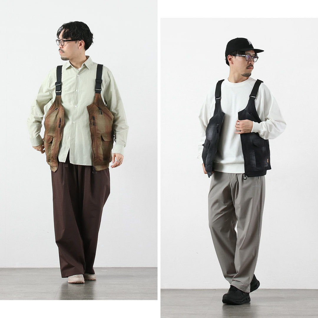 WHITE MOUNTAINEERING / GRIP SWANY Collaboration Ombre Check 2-Way Gear Pack Vest 4.0 Shoulder Bag