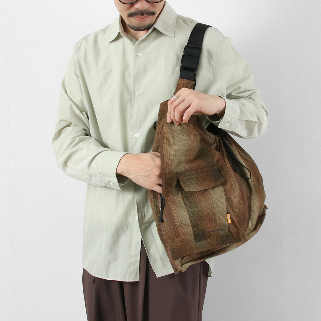 WHITE MOUNTAINEERING / GRIP SWANY Collaboration Ombre Check 2-Way Gear Pack Vest 4.0 Shoulder Bag