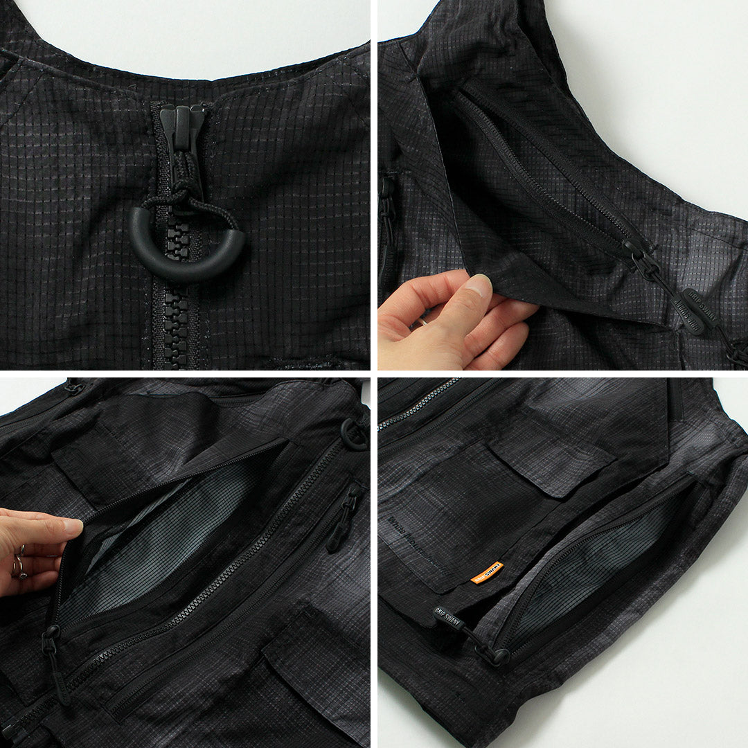 WHITE MOUNTAINEERING / GRIP SWANY Collaboration Ombre Check 2-Way Gear Pack Vest 4.0 Shoulder Bag