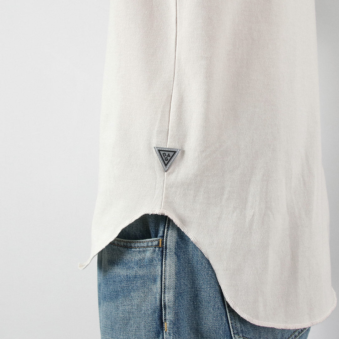 HEALTHKNIT / HEALTHKNIT × RAG T-shirt exclusif à manches 3/4 et col rond raglan Jersey sec à extrémités ouvertes Finition désodorisante antibactérienne