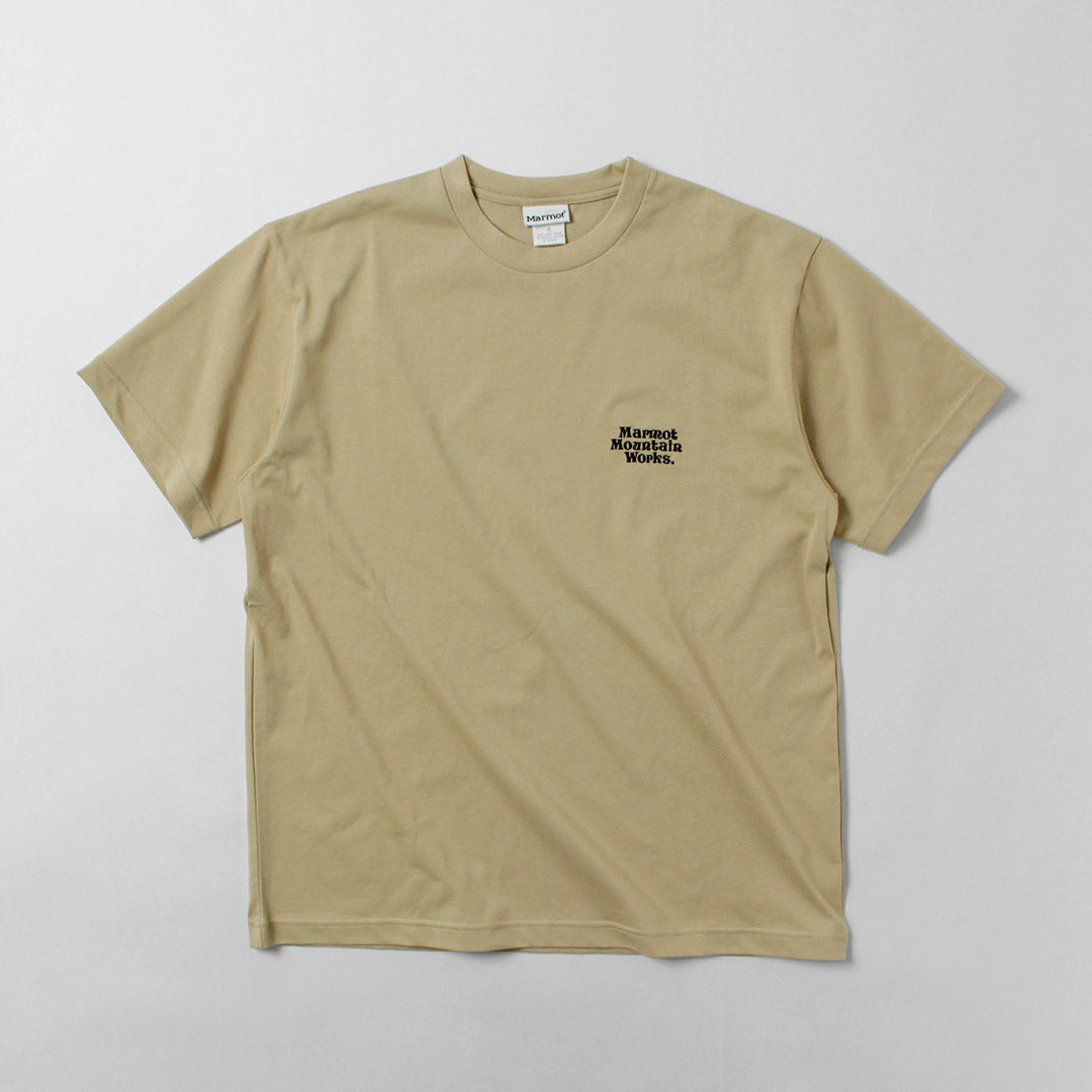 MARMOT / MMW 자수 티셔츠