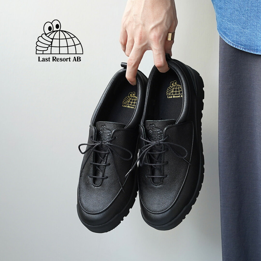 LAST RESORT AB / GM001 Custom Lug Sole Leather Sneakers