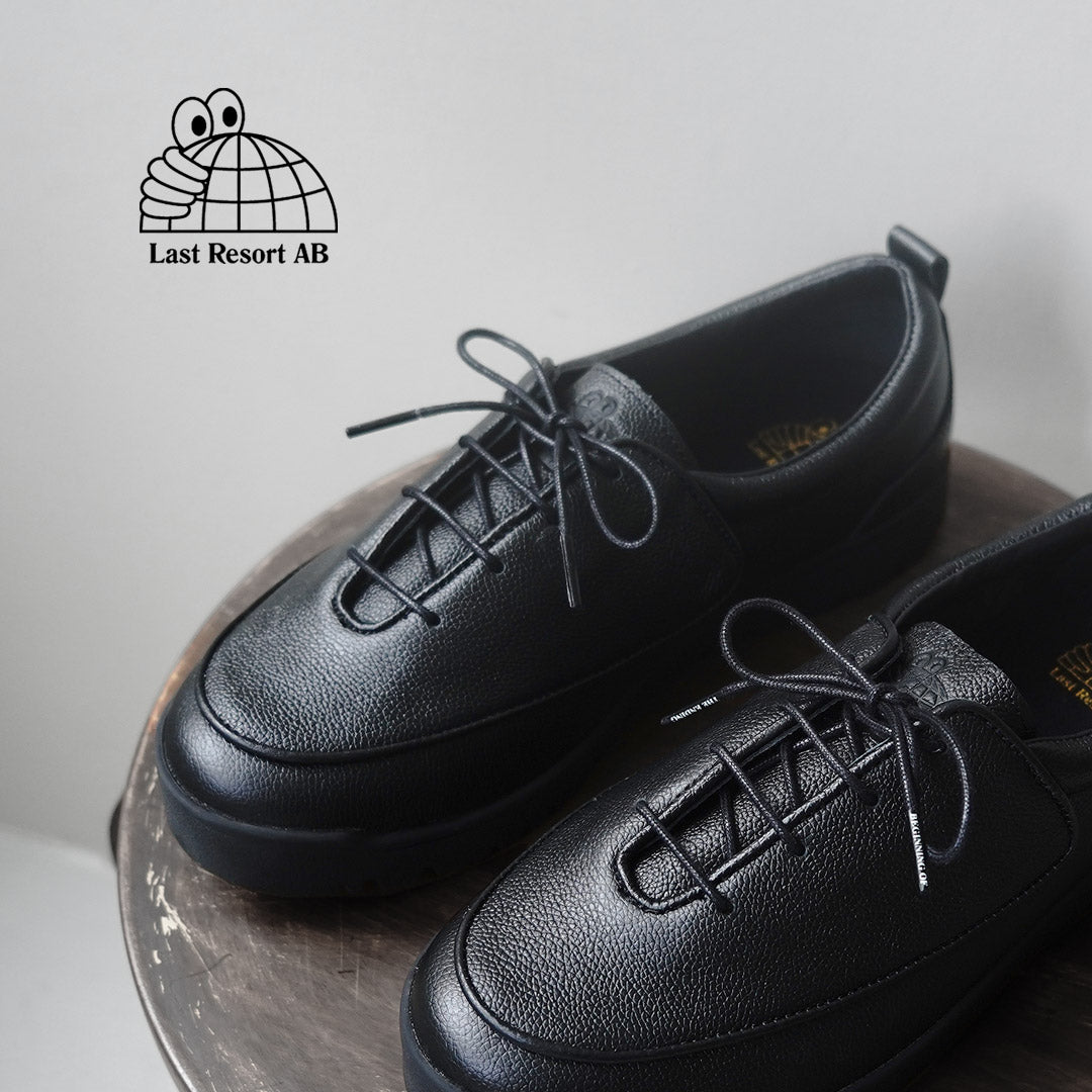 LAST RESORT AB / GM001 Custom Lug Sole Leather Sneakers