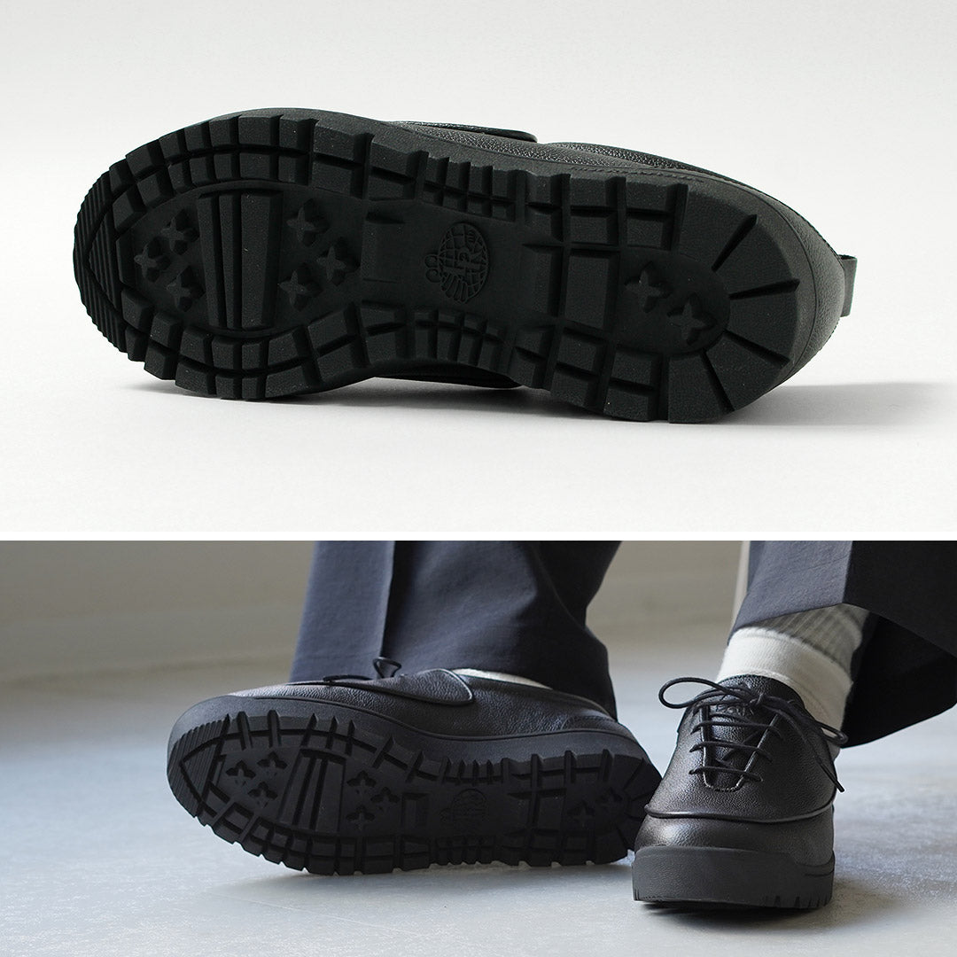 LAST RESORT AB / GM001 Custom Lug Sole Leather Sneakers