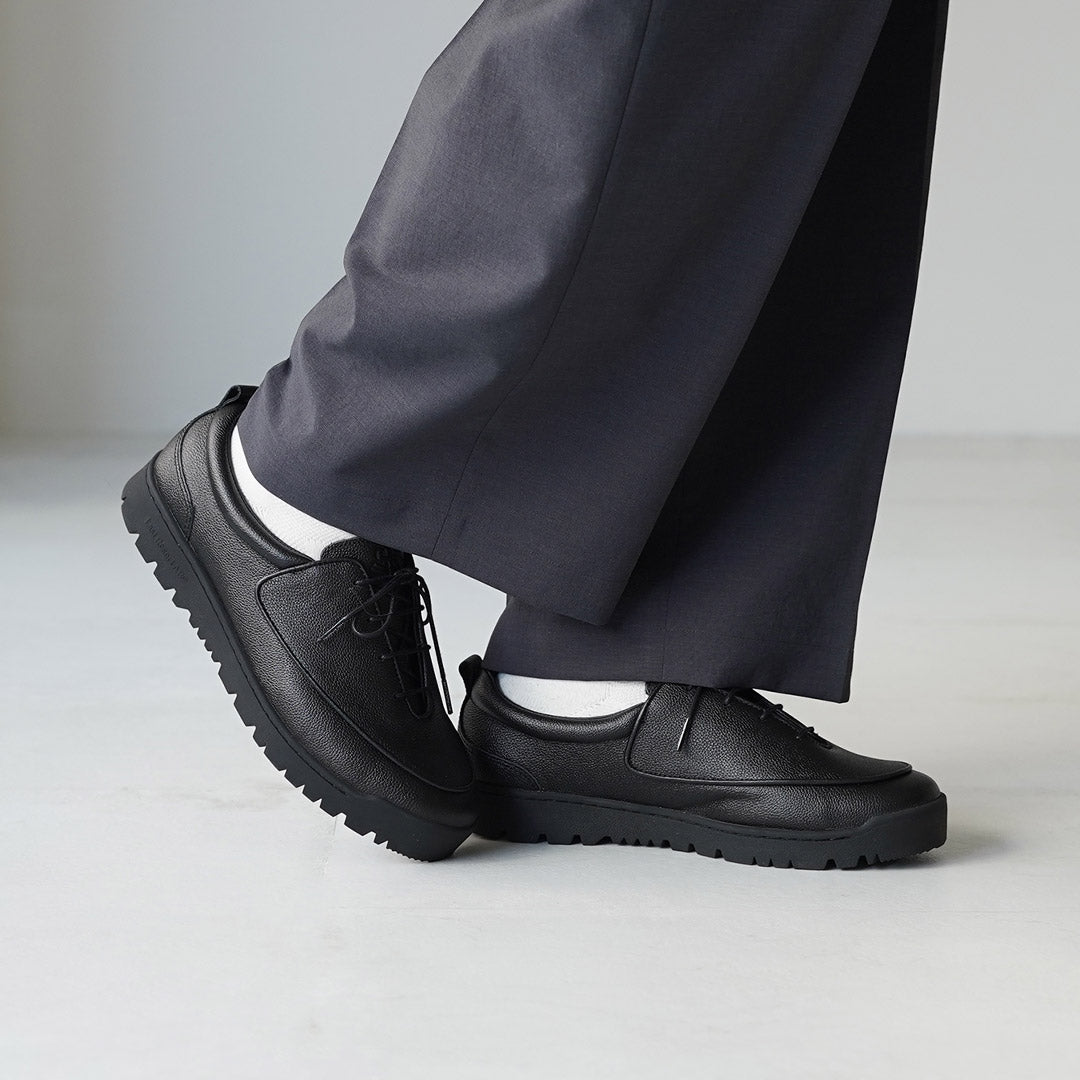 LAST RESORT AB / GM001 Custom Lug Sole Leather Sneakers