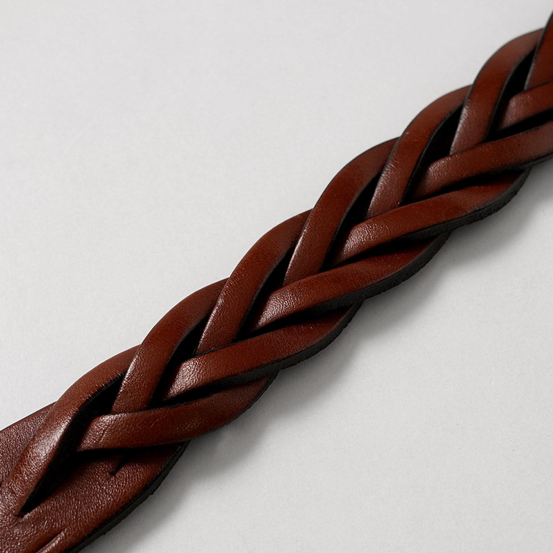 TORY LEATHER / Long Tip Braided Belt