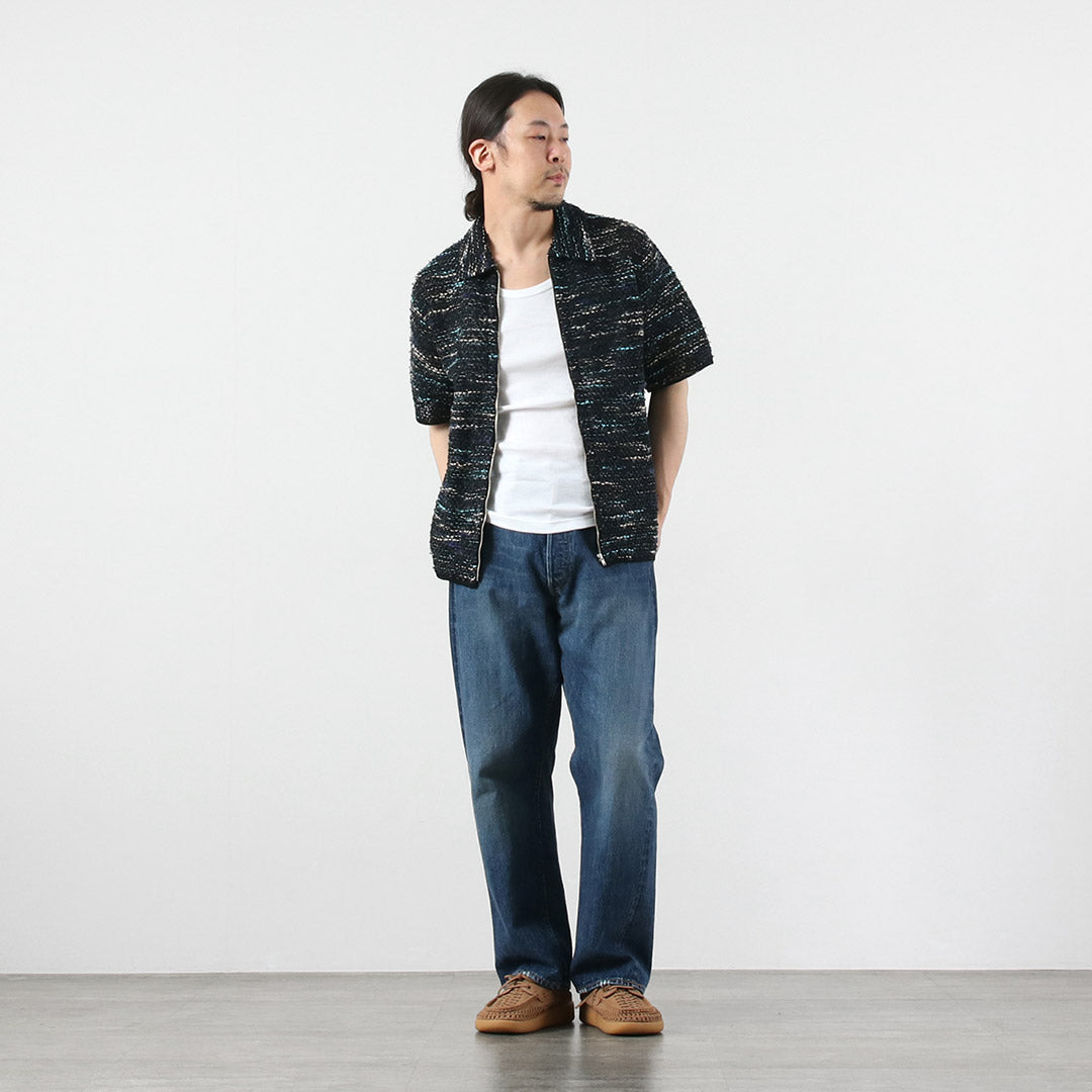 COOHEM / Chemise zippée en tweed d'été