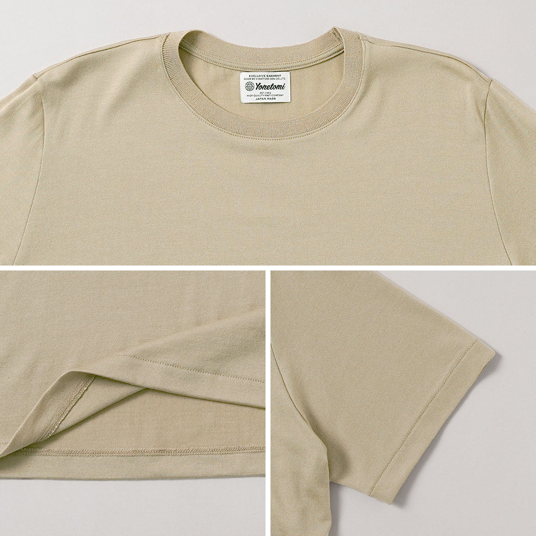 YONETOMI NEW BASIC / Wool Silk Dress T-Shirt