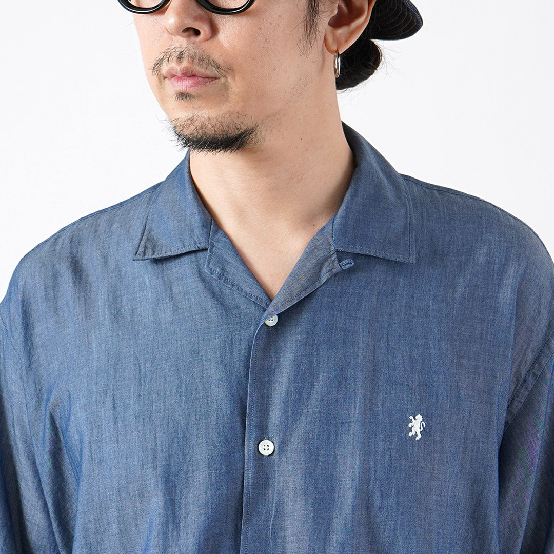 GYMPHLEX / Open Collar Short Sleeve Shirt