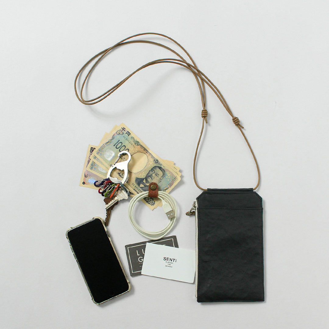 SENTI / Dyneema Leather Travel Shoulder Bag