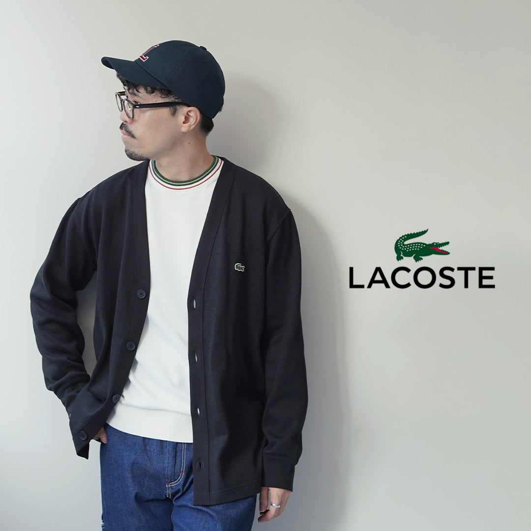 LACOSTE / Punto de algodón a rayas