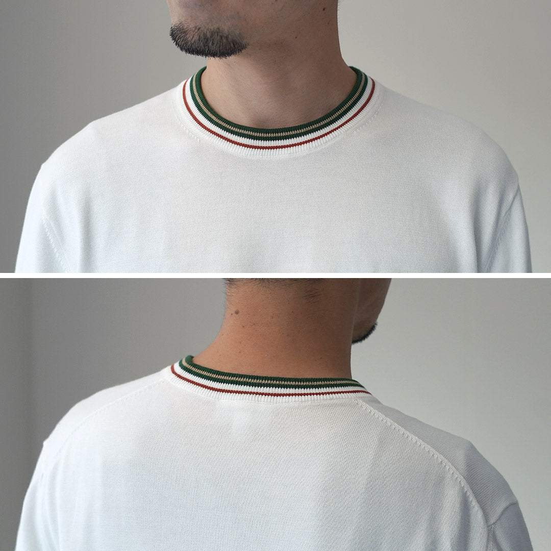 LACOSTE / Punto de algodón a rayas