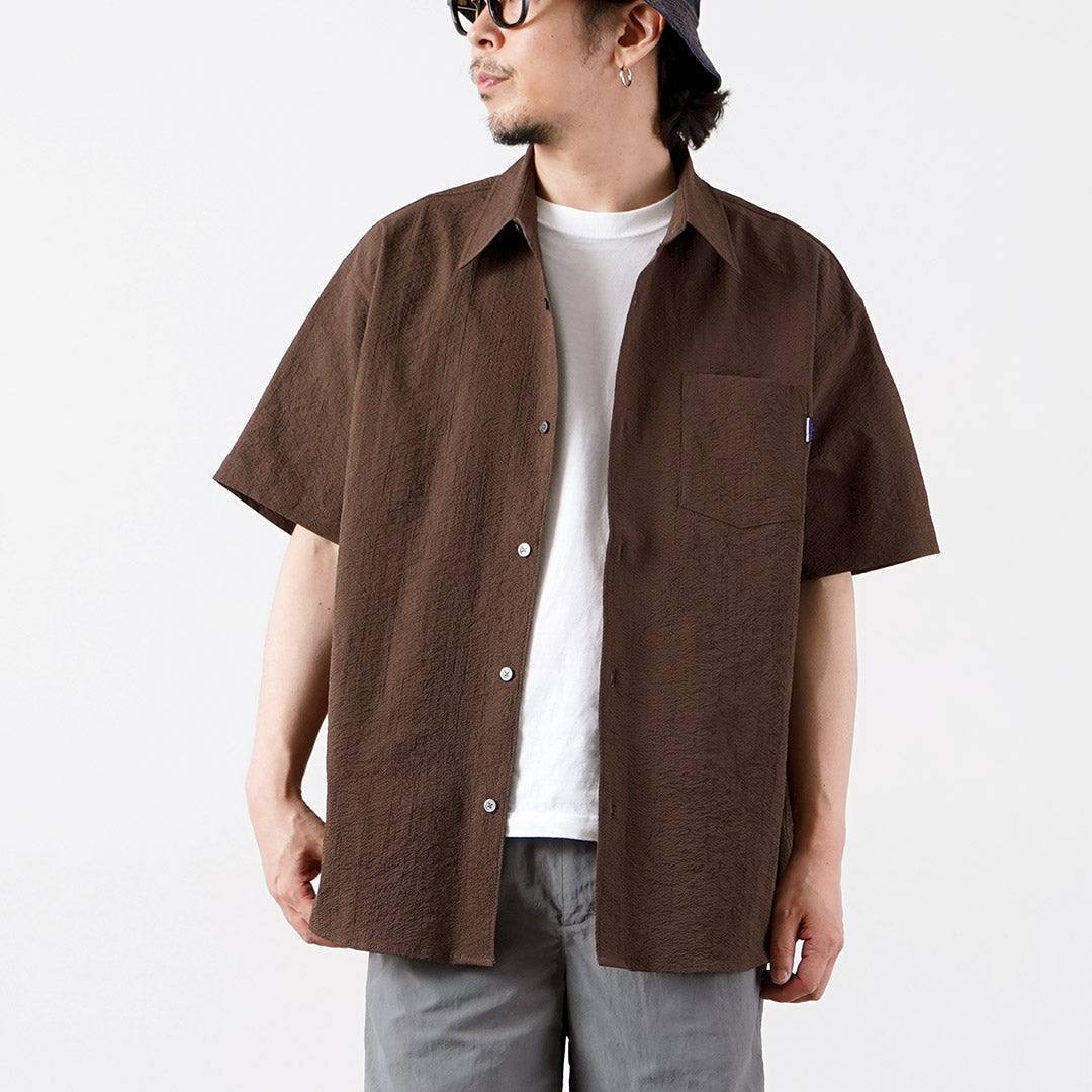 THOUSAND MILE / Short Sleeve Seersucker Shirt