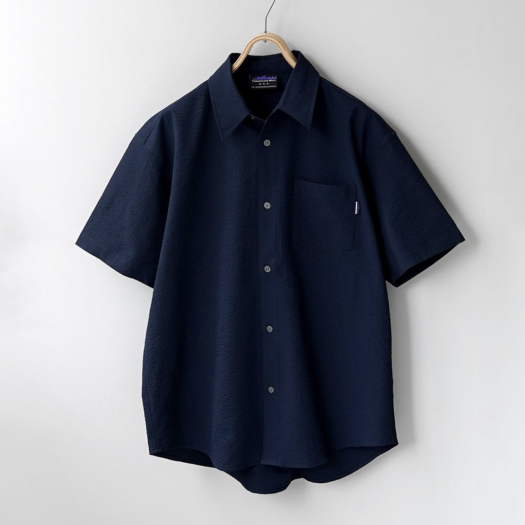 THOUSAND MILE / Short Sleeve Seersucker Shirt