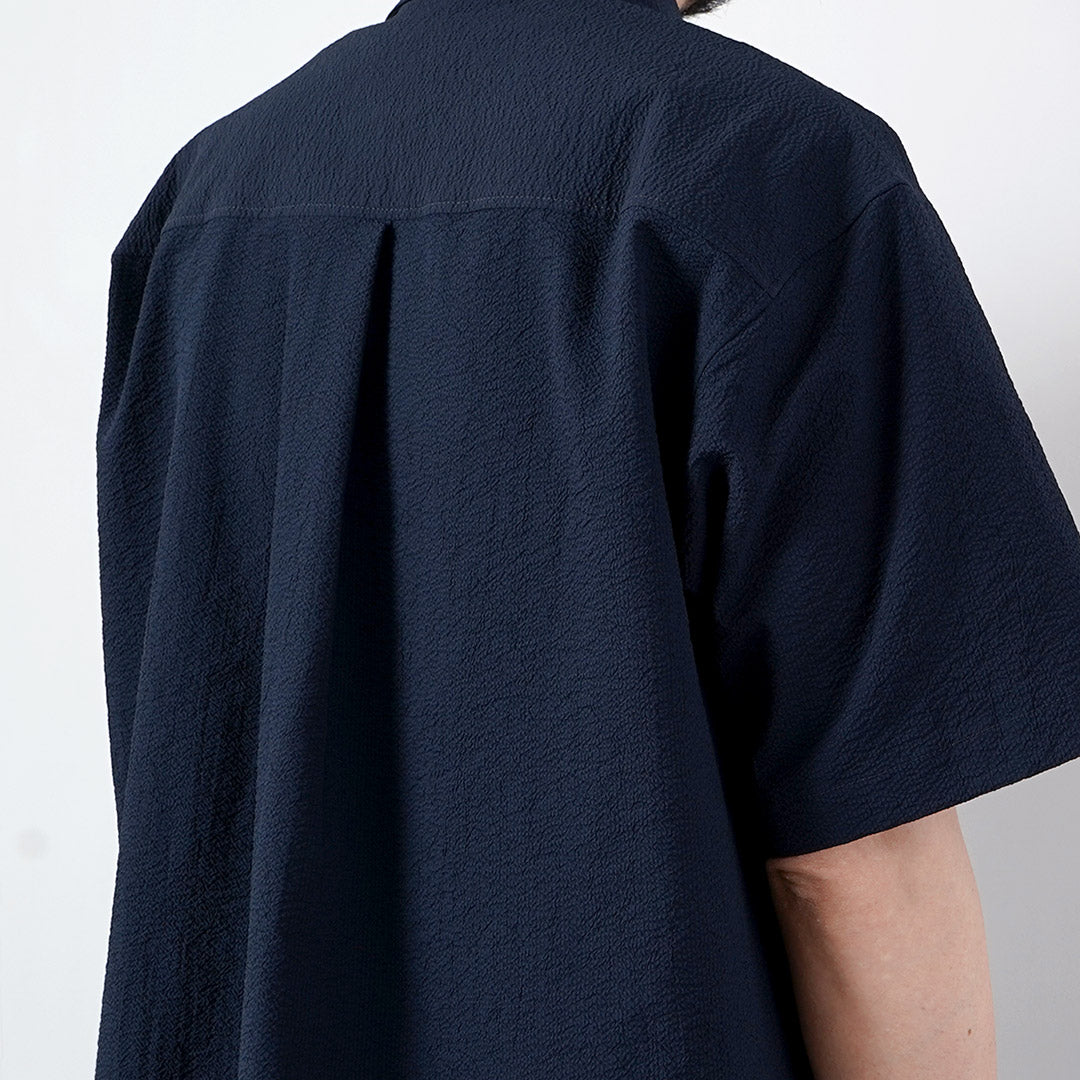 THOUSAND MILE / Short Sleeve Seersucker Shirt