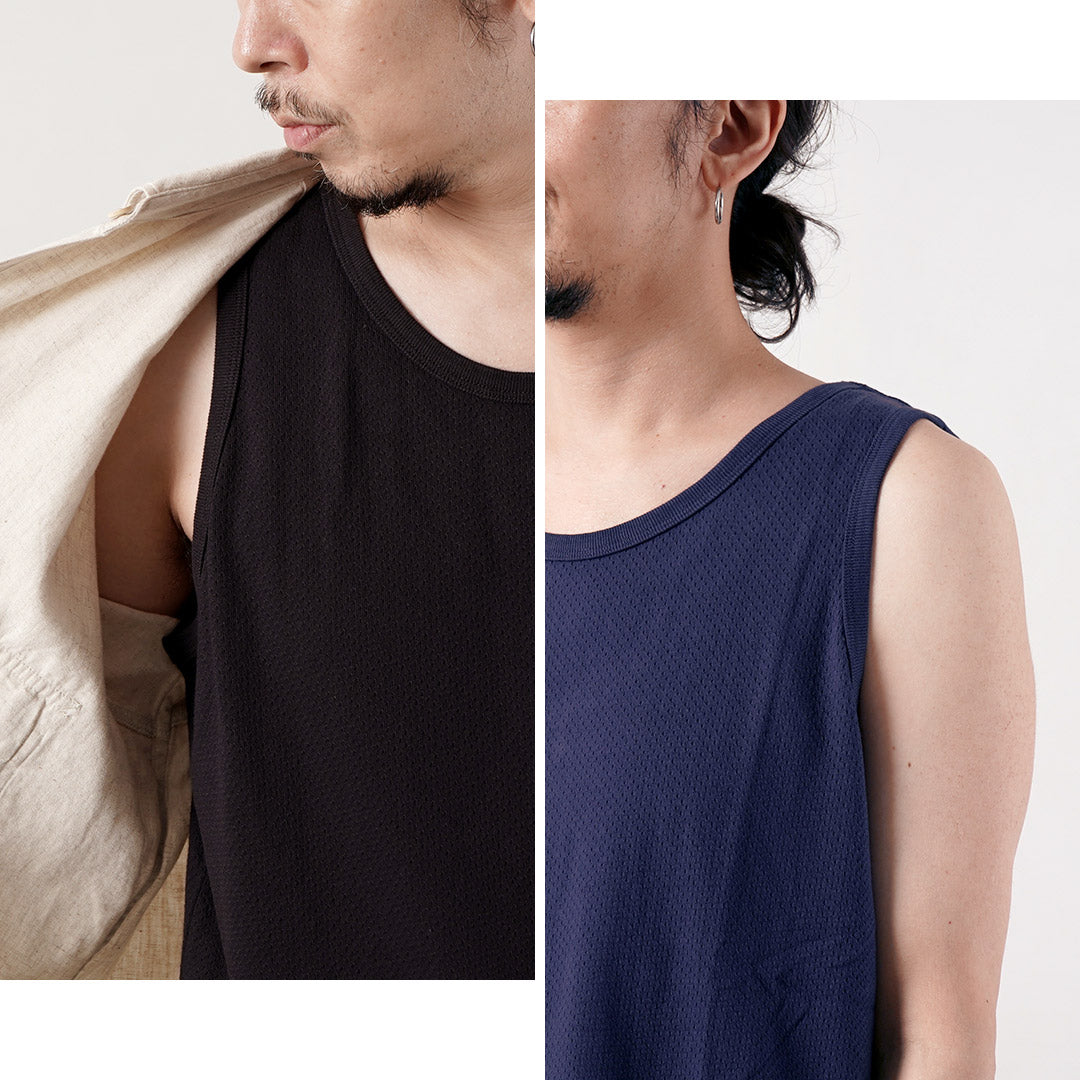 HEALTHKNIT / US Cotton Mesh Tank Top