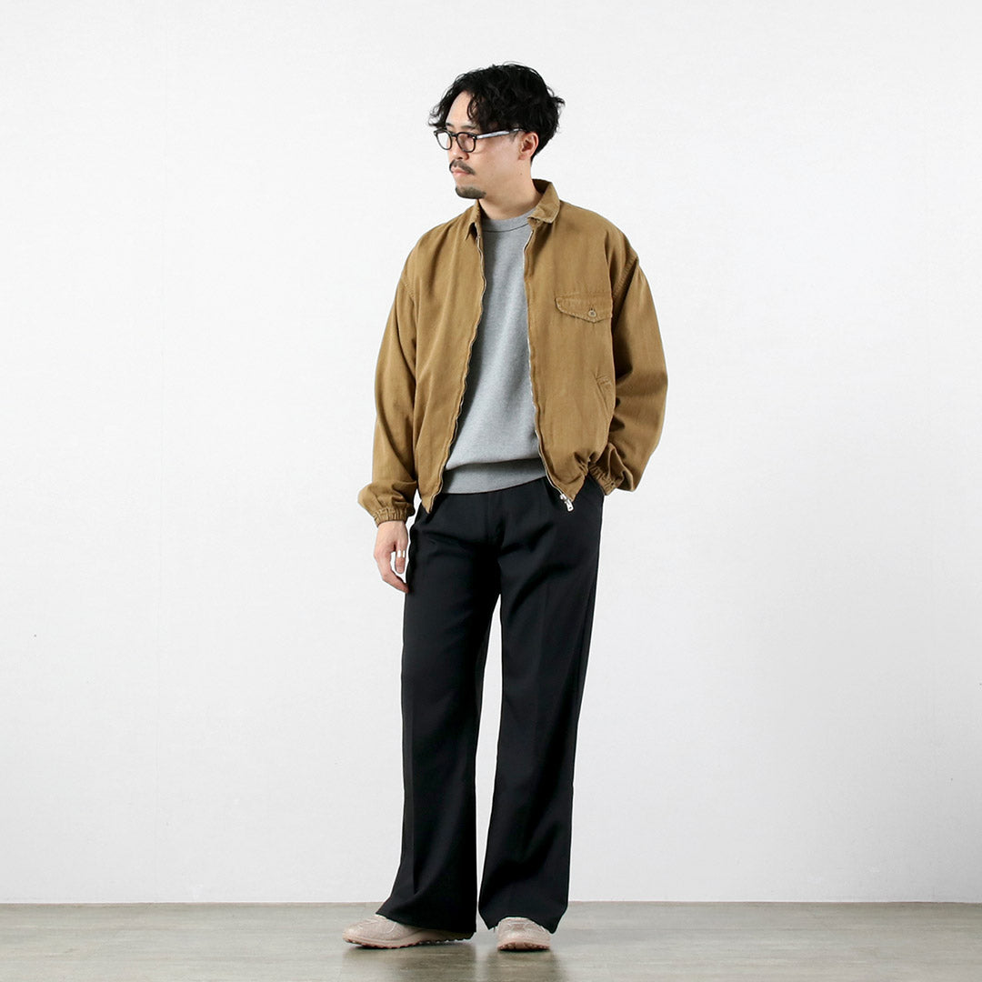 WRANGLER / 런처 와이드 폴리에스터 트윌 슬랙스