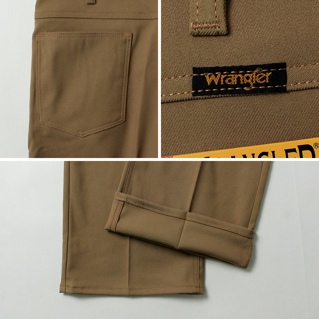 WRANGLER / 런처 와이드 폴리에스터 트윌 슬랙스