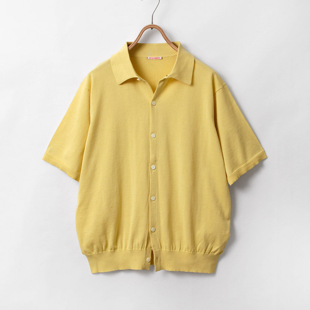 RYE TENDER / Teton Cotton Knit Short Sleeve Shirt