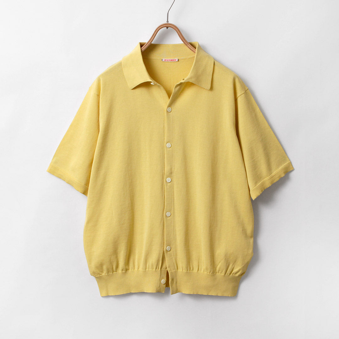 RYE TENDER / Teton Cotton Knit Short Sleeve Shirt