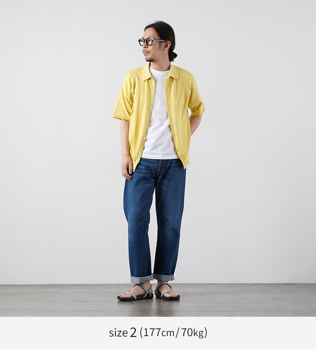 RYE TENDER / Teton Cotton Knit Short Sleeve Shirt