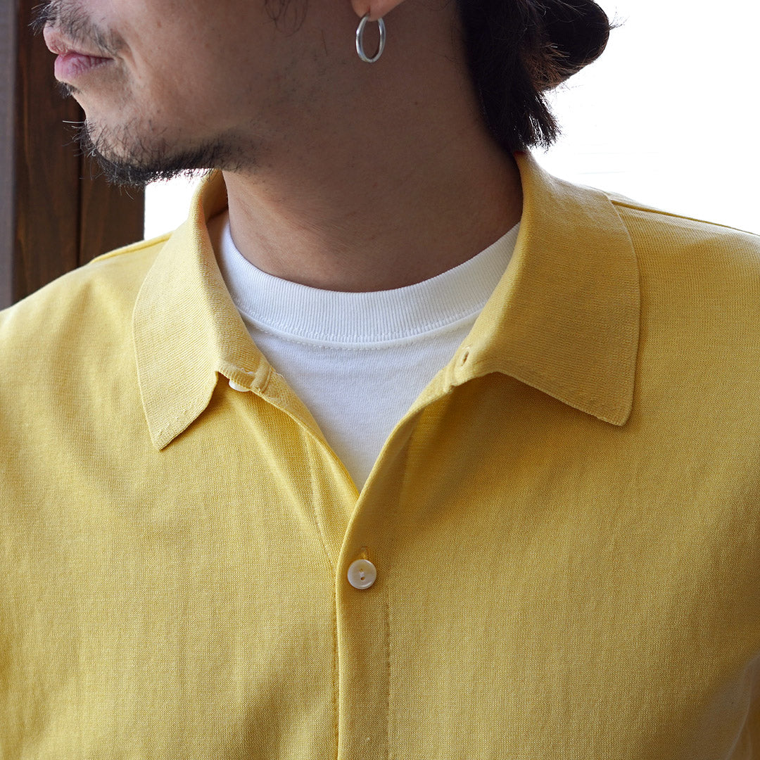 RYE TENDER / Teton Cotton Knit Short Sleeve Shirt