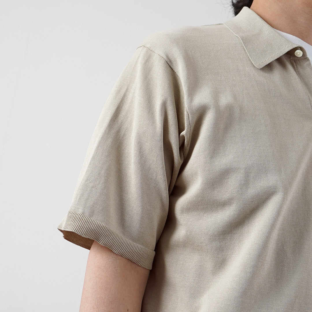 RYE TENDER / Teton Cotton Knit Short Sleeve Shirt