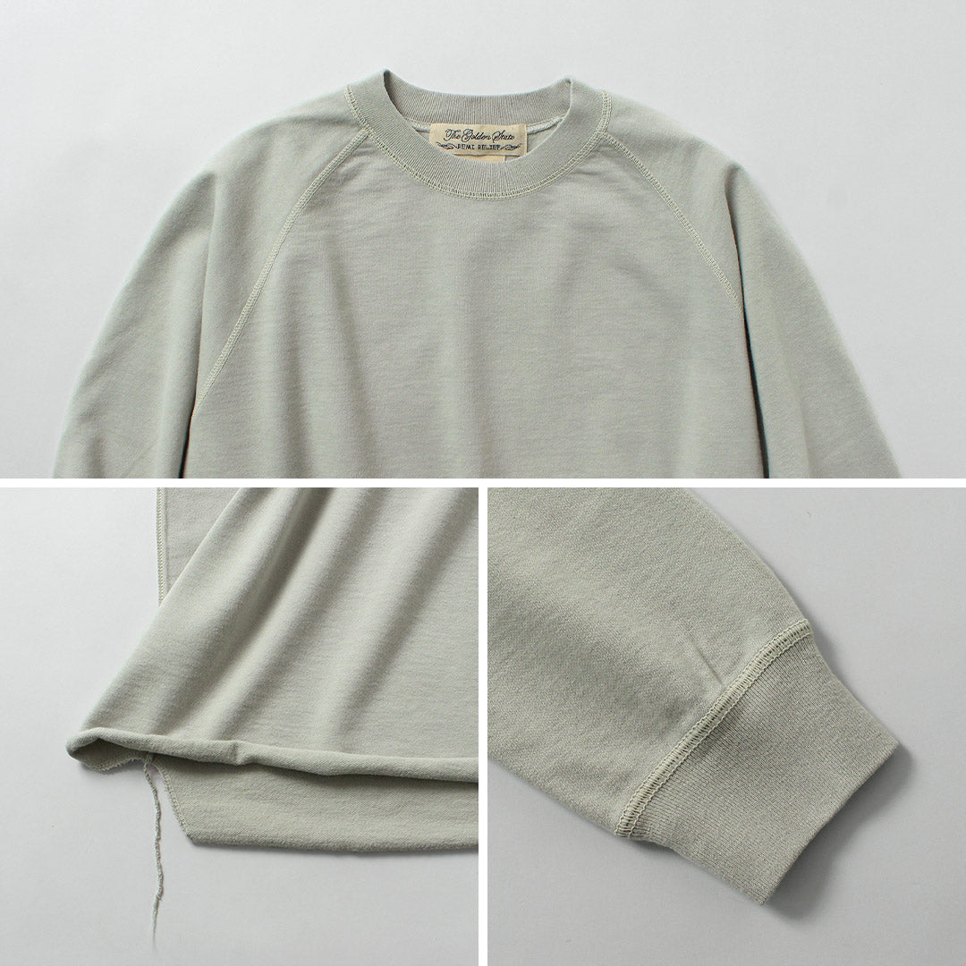 REMI RELIEF / SP Processing Supima French Terry Raglan Crew Sweatshirt