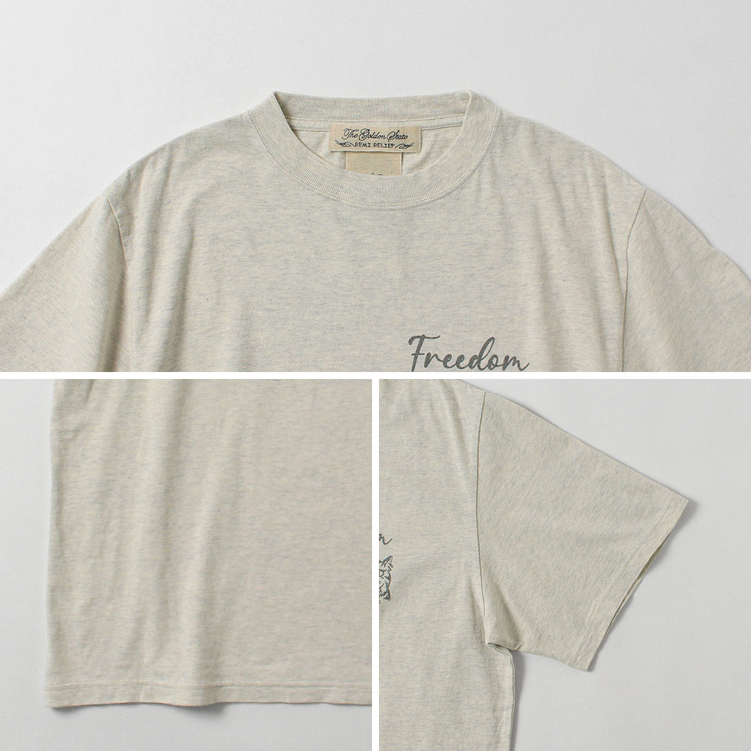 REMI RELIEF / HARD SP Processed 20/- Jersey Regular T-Shirt (FREEDOM)