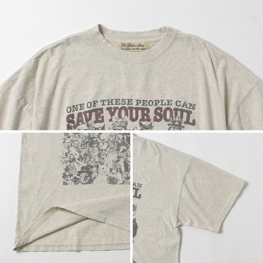 REMI RELIEF / HARD SP Processed 20/- Jersey Big Size T-Shirt (SAVE YOUR SOUL)