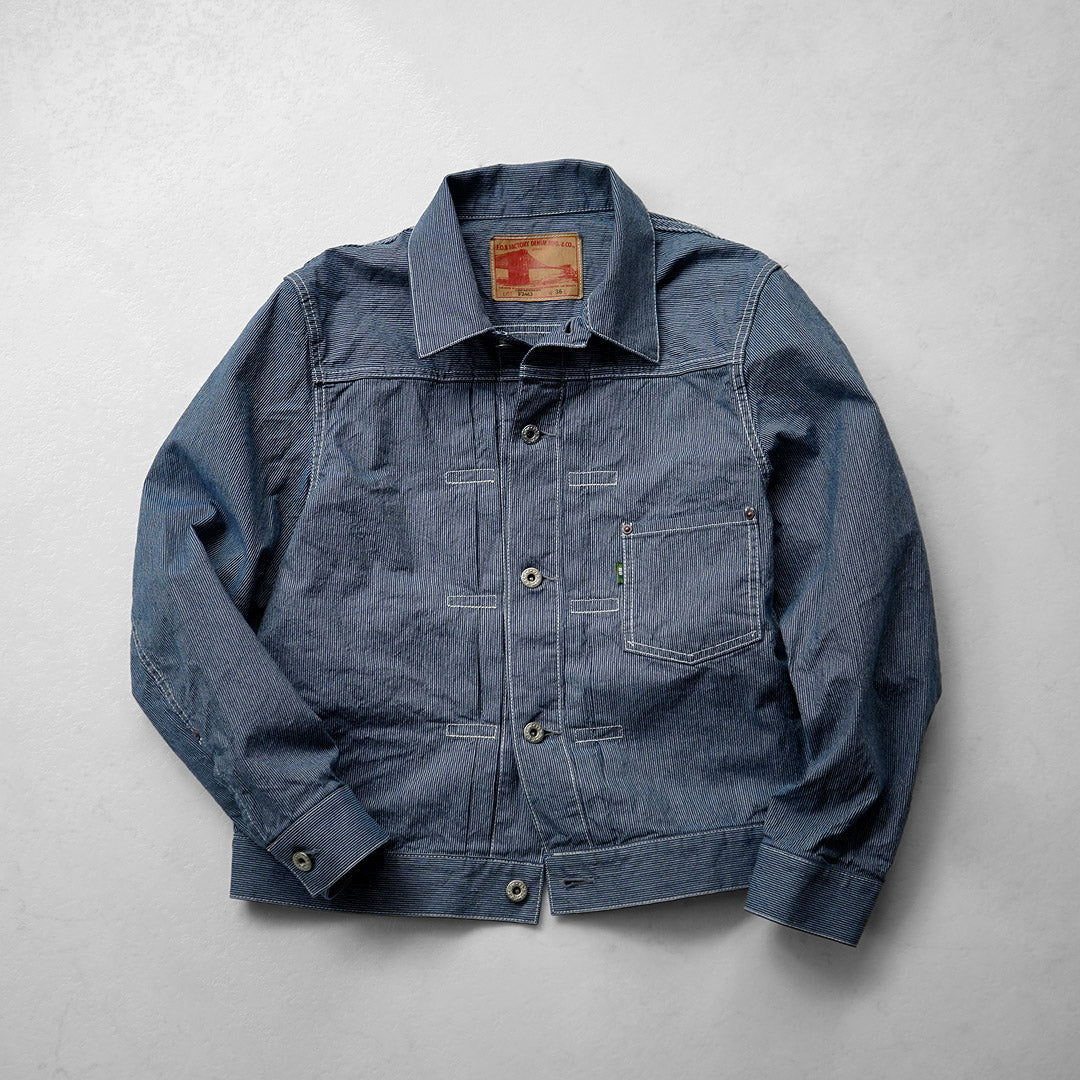 FOB FACTORY / F2463 Hickory Stripe 1st Type Jacket