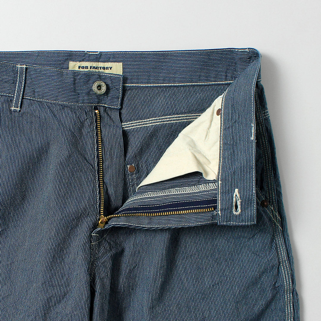 FOB FACTORY / F0548 Hickory Stripe Work Pants