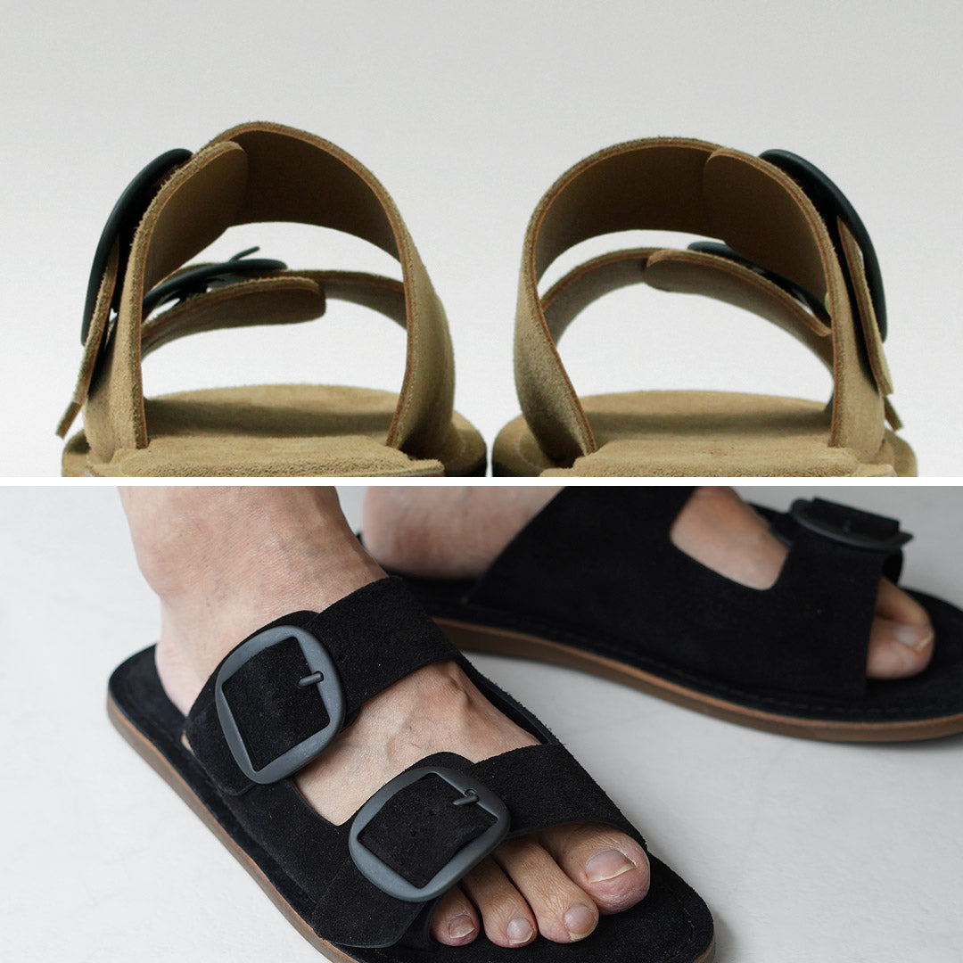 L'ANGOLO DEL CUOIO / Sandalias Piel Doble Hebilla