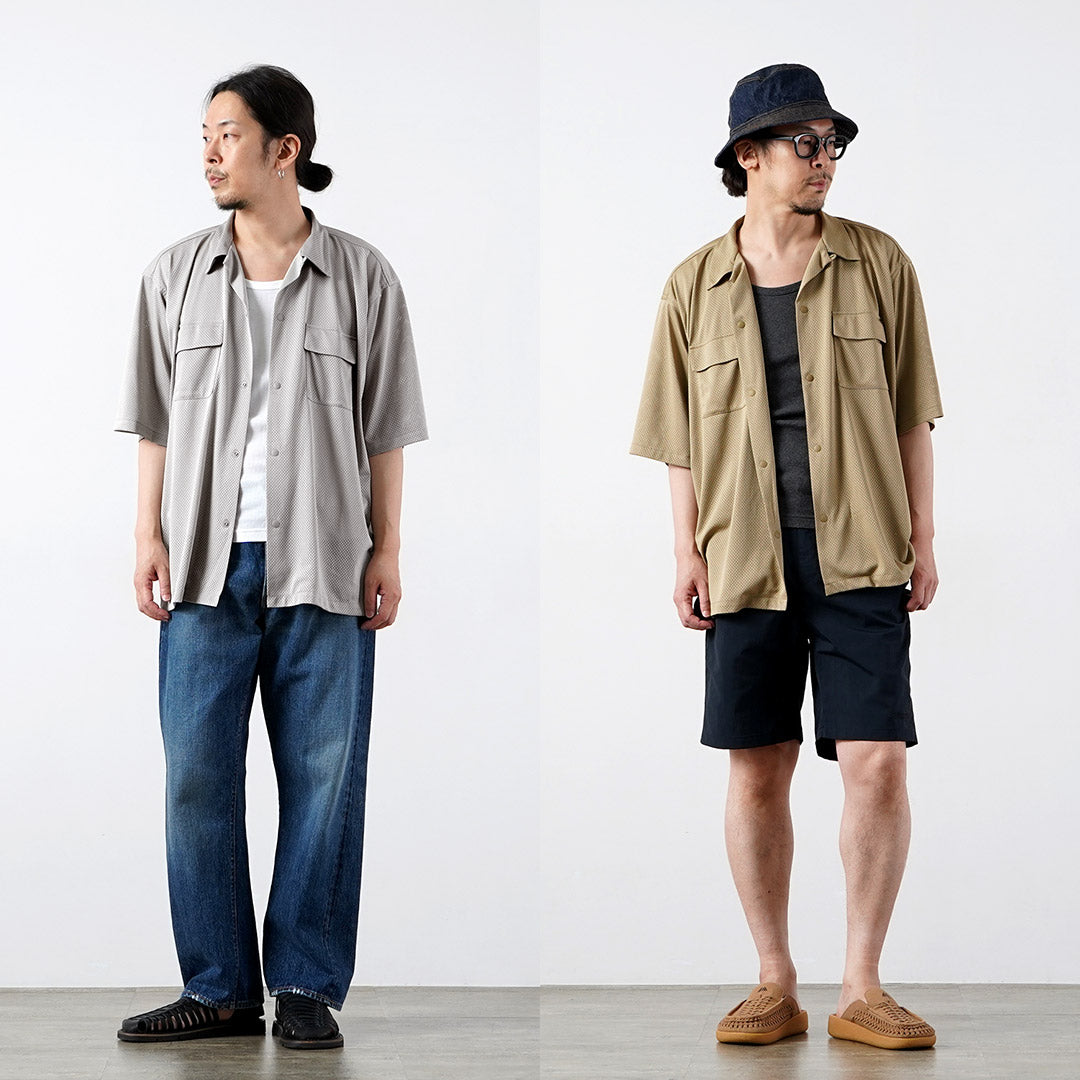 BURLAP OUTFITTER / 메쉬 캠프 셔츠