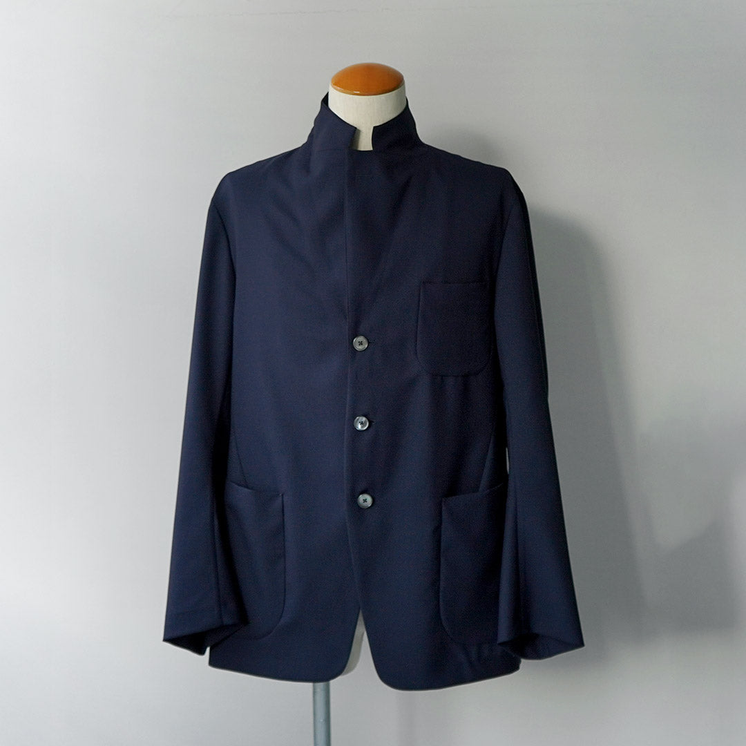 D.C.WHITE / Veste non structurée en laine d'été