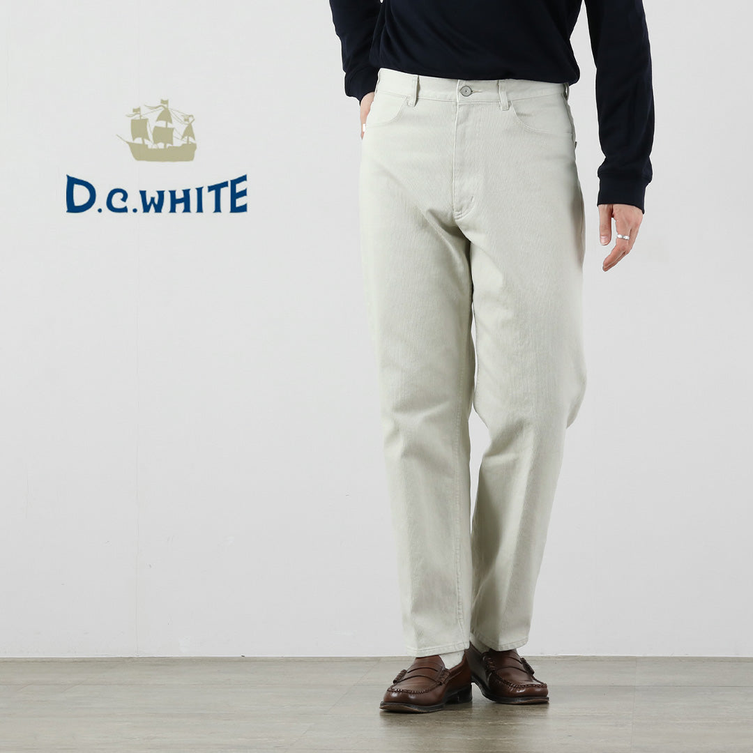 D.C.WHITE / Pantalon Piqué Campus