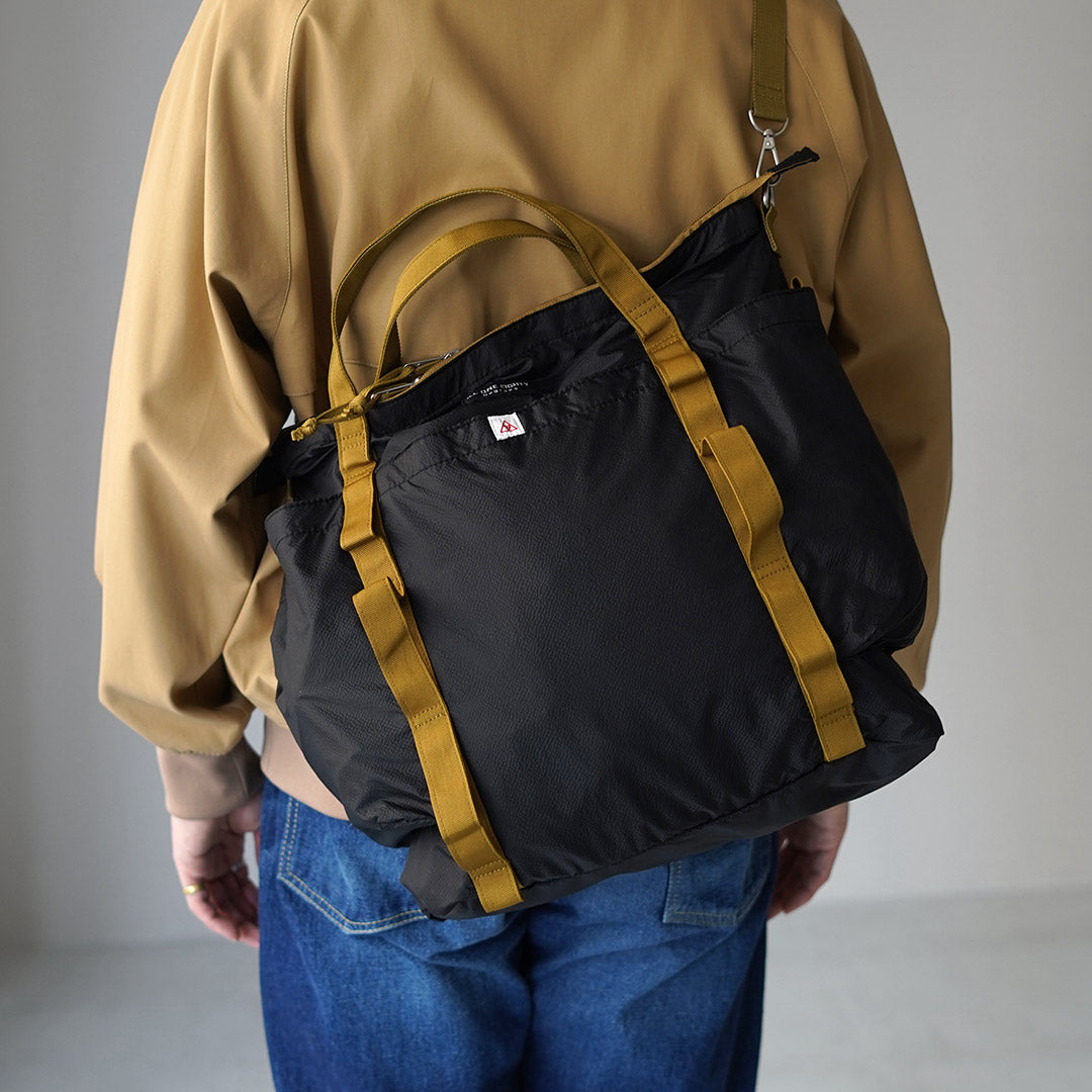 ILL ONE EIGHTY / Double Layer Flight Bag Shoulder Tote 2-Way