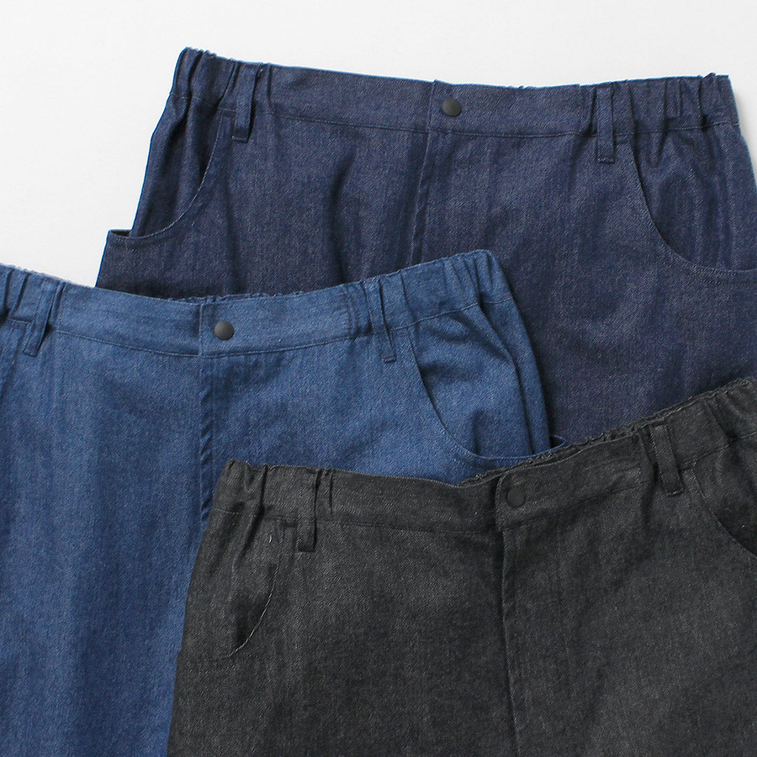 BASISBROEK / Albion 8oz Denim Pantalones sencillos semianchos