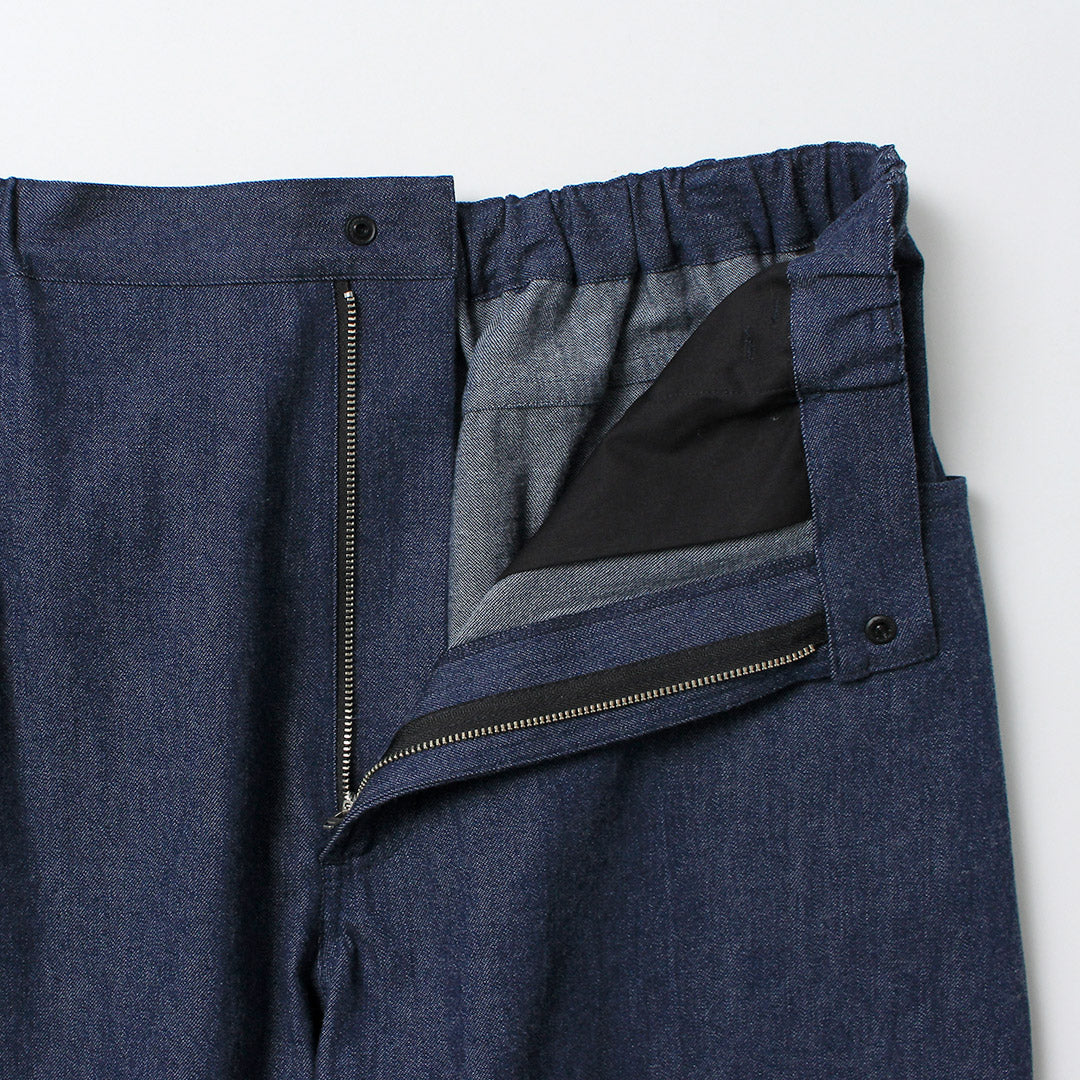 BASISBROEK / Albion 8oz Denim Pantalones sencillos semianchos
