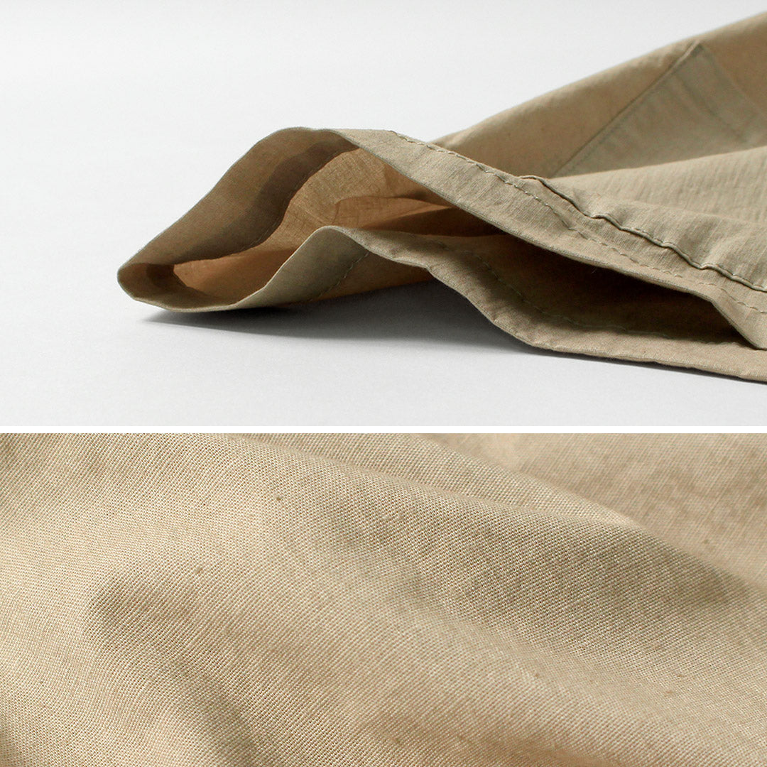 BASISBROEK / Orgen Cotton Linen Shirt Jacket