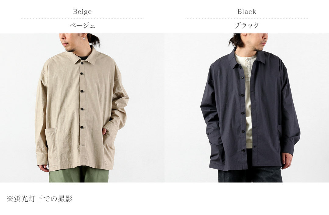 BASISBROEK / Orgen Cotton Linen Shirt Jacket