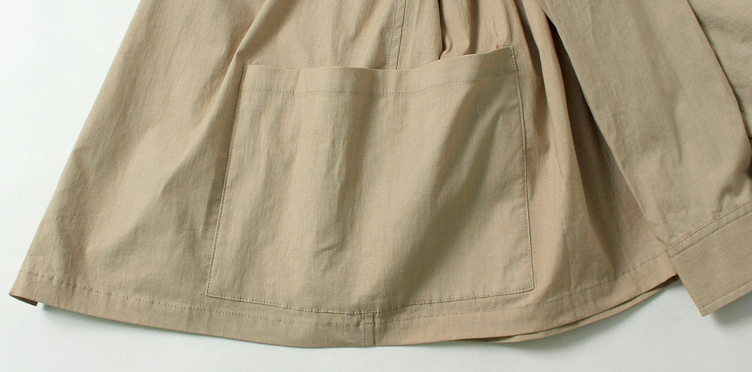 BASISBROEK / Orgen Cotton Linen Shirt Jacket