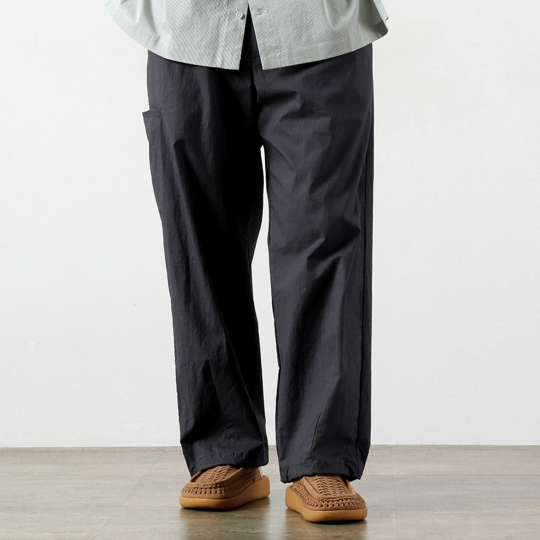 BASISBROEK / Wisken Cotton Linen Tuck Pants