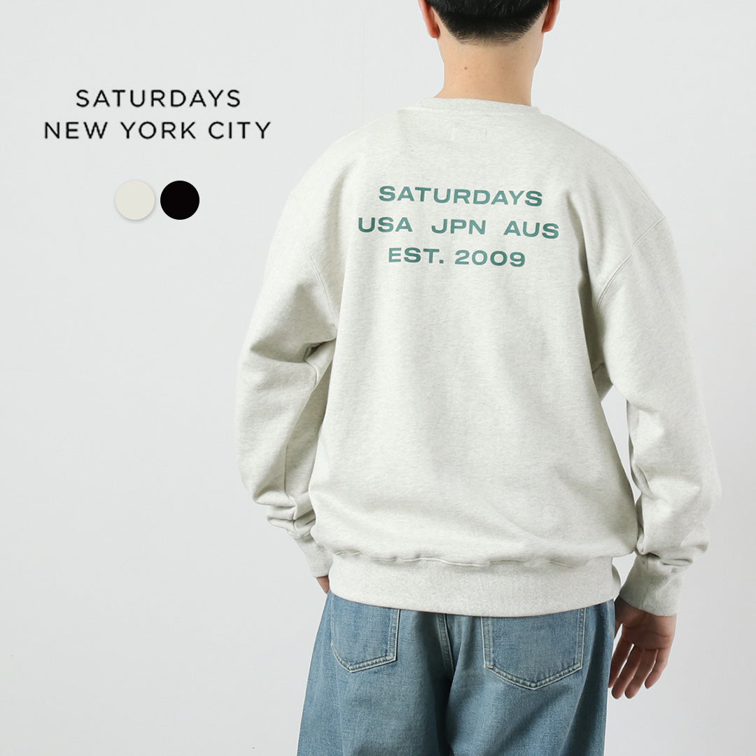 SATURDAYS NYC / Bowery International Crew Sweatshirt