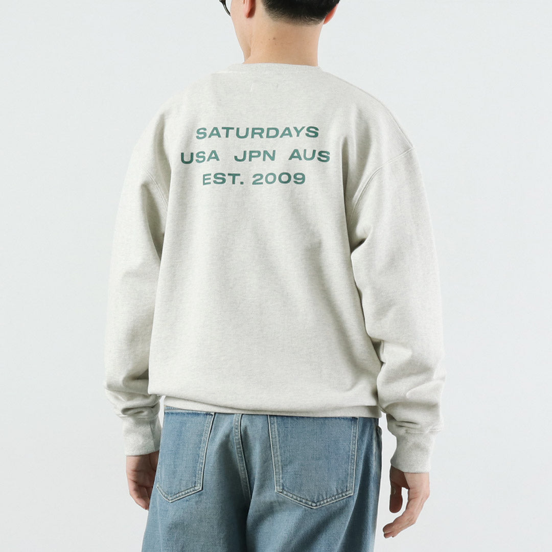 SATURDAYS NYC / Bowery International Crew Sweatshirt